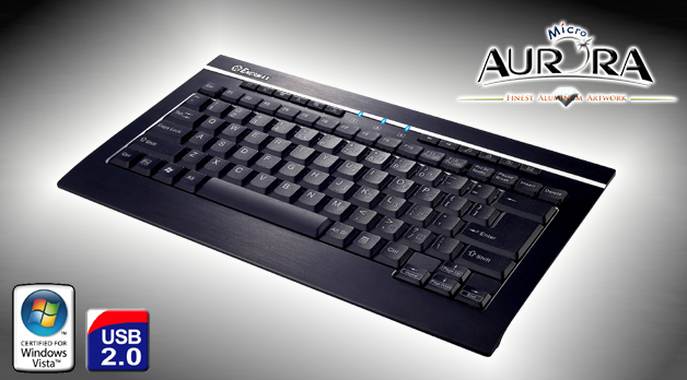 アルミ製キーボード AURORA Micro スペック